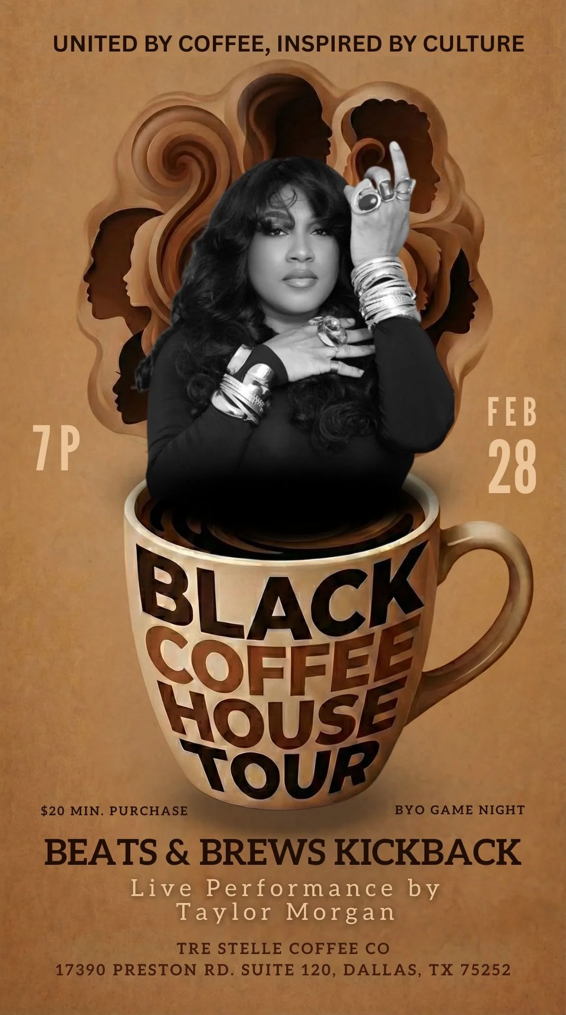 2/28 Beats & Brews Kickback w/Taylor Morgan