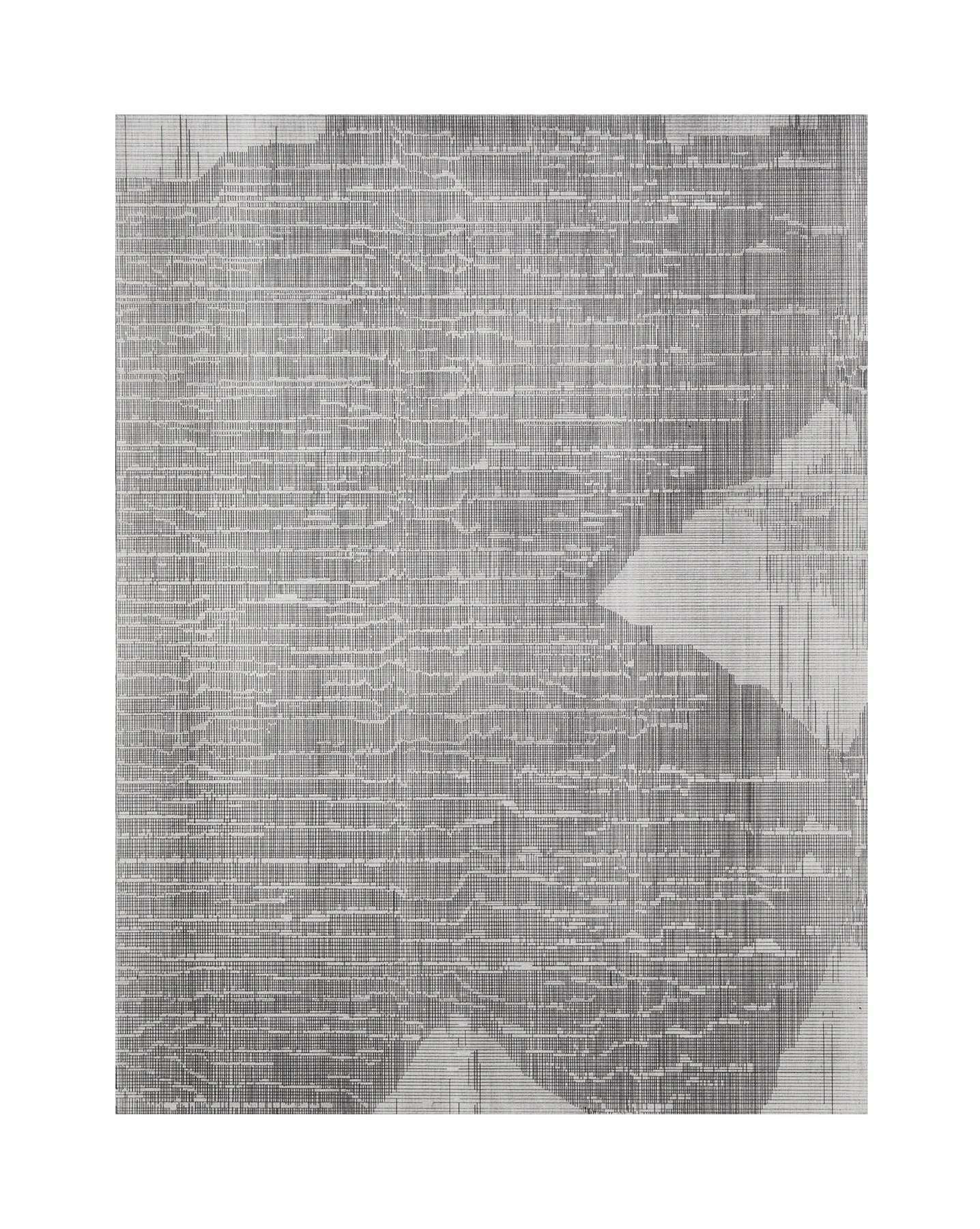 Legible Earth (Tapestry) 2.1 | 2025 12" x 9", Graphite and California wildfire char on panel