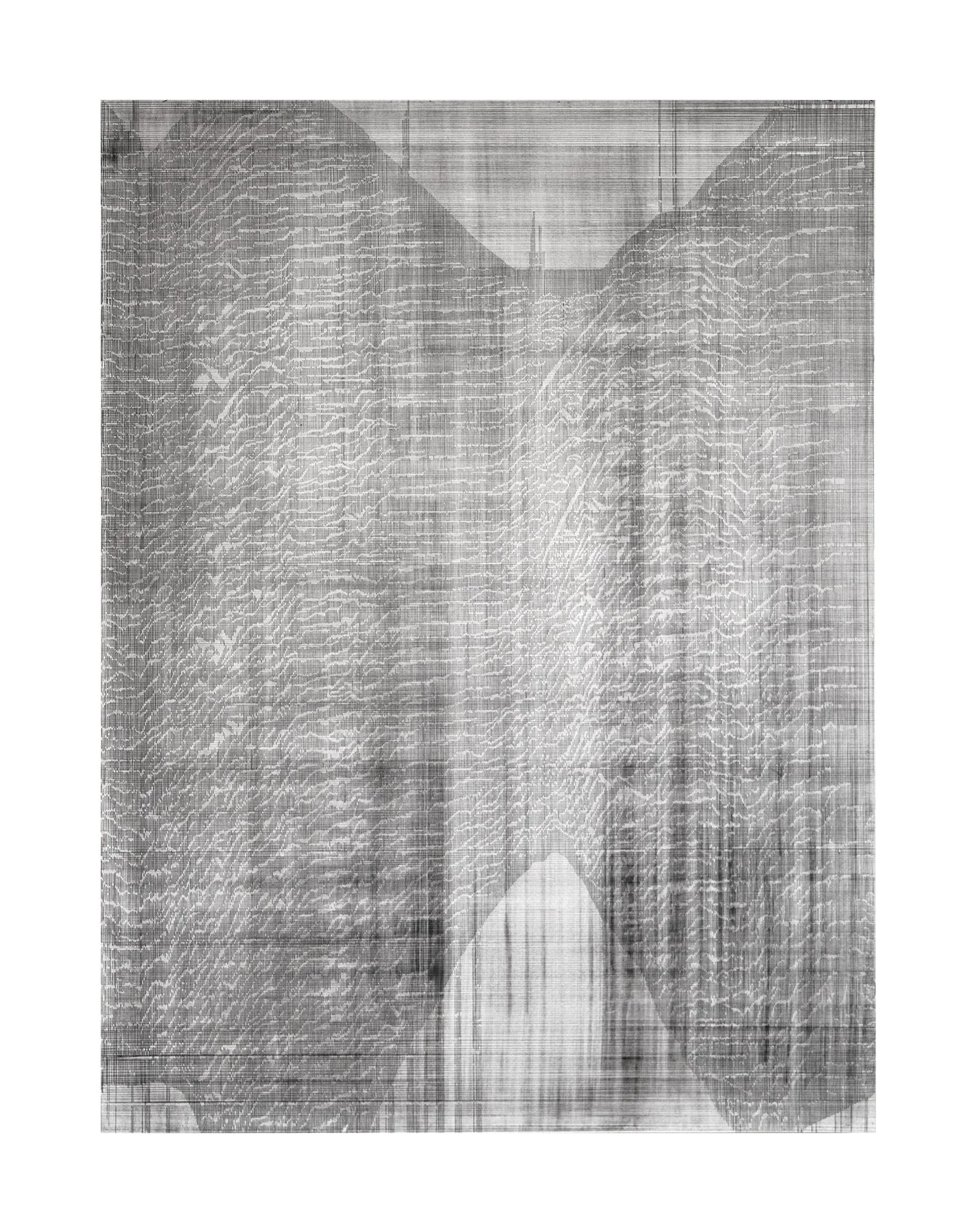 Legible Earth (Tapestry) 5.1 | 2025 24" x 18", Graphite and California wildfire char on panel