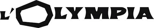 Logo de L'Olympia en noir et blanc.