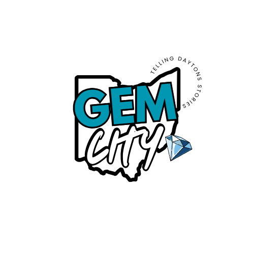 Logo with the words 'GEM CITY' and a diamond icon on a black background.