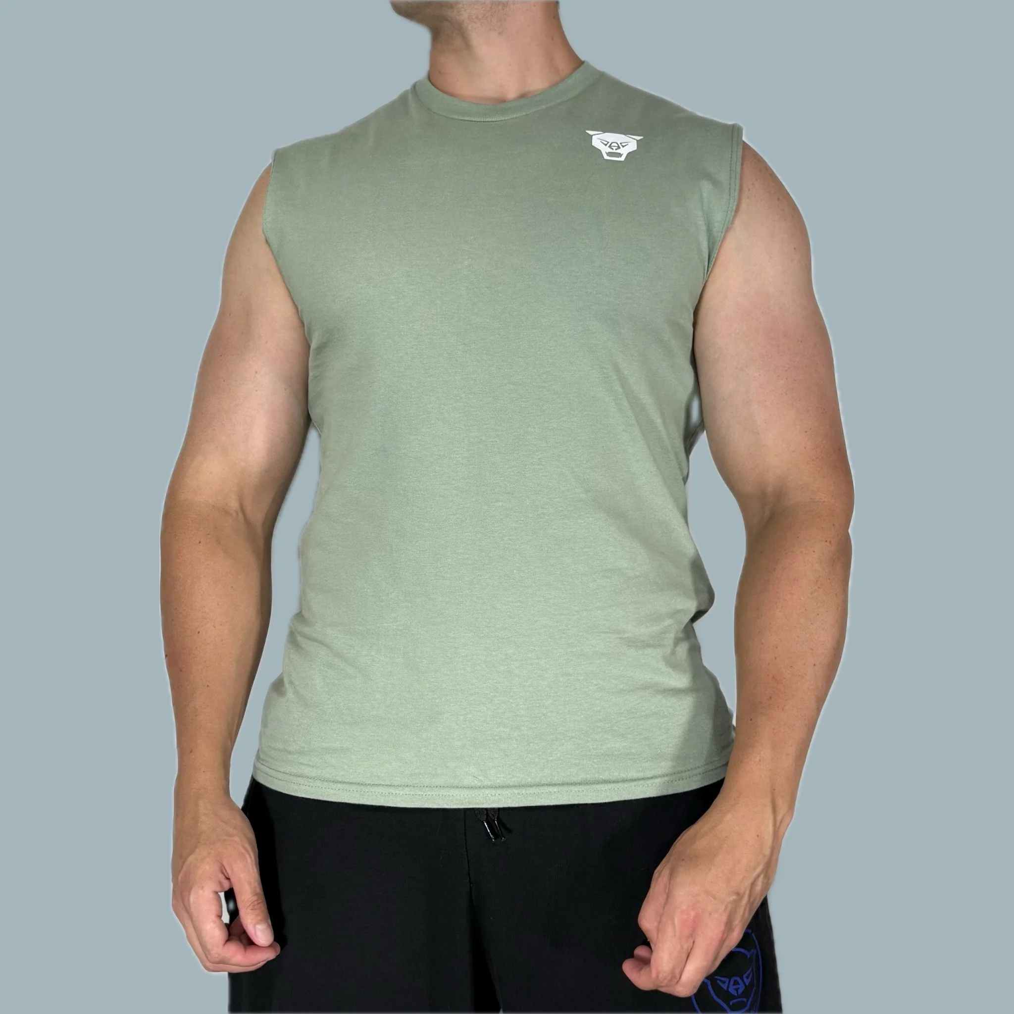JAG Essential Sleeveless Shirt - Sage Green