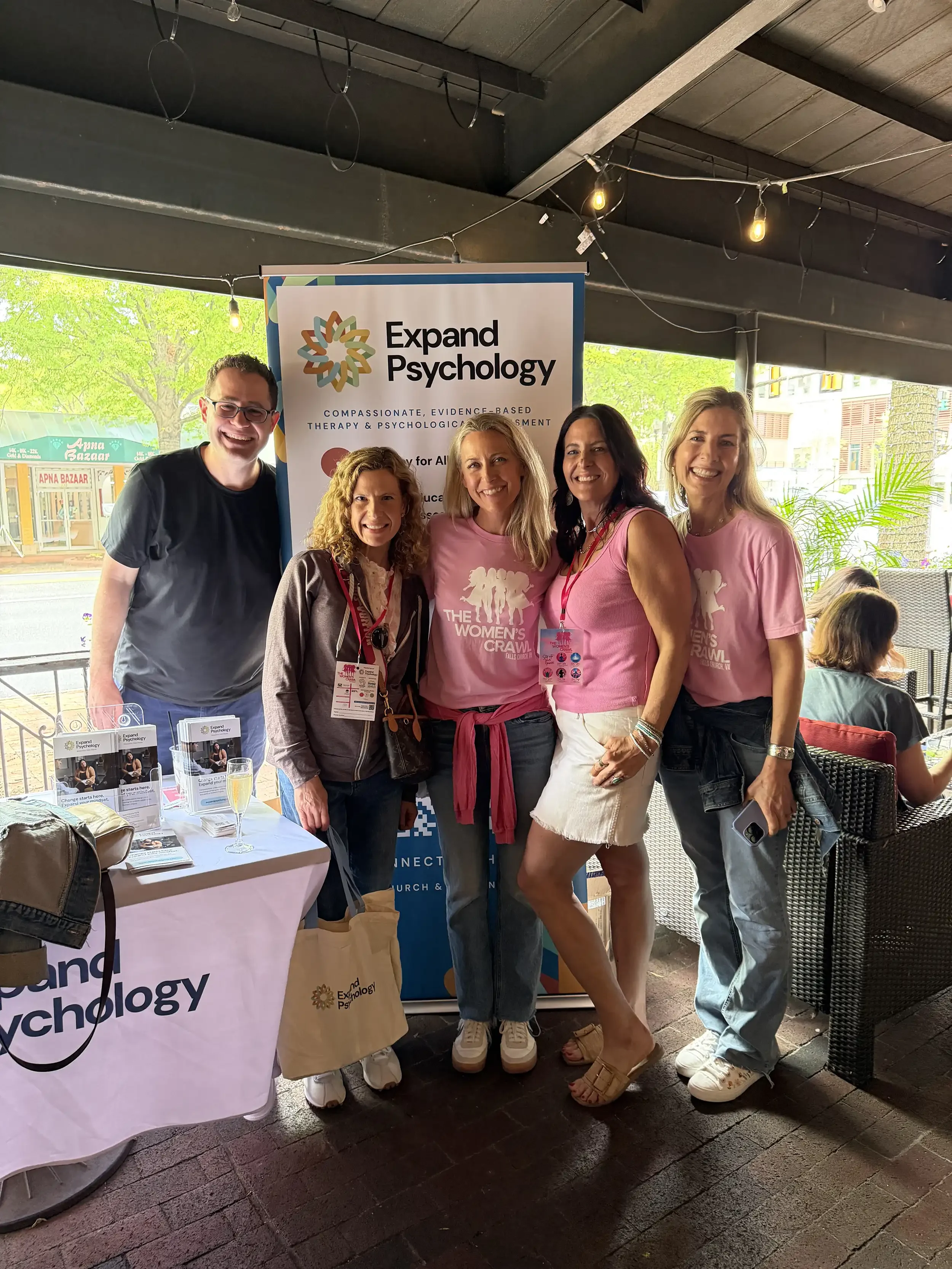 Expand Psychology at the Women's Crawl event