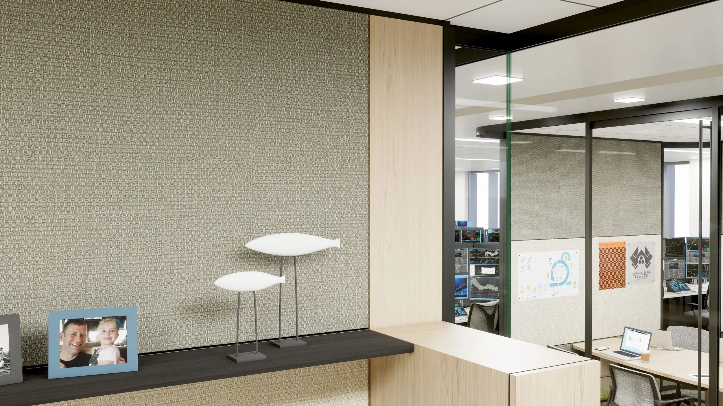 Coordination of the Demountable Partitions + Furniture Components