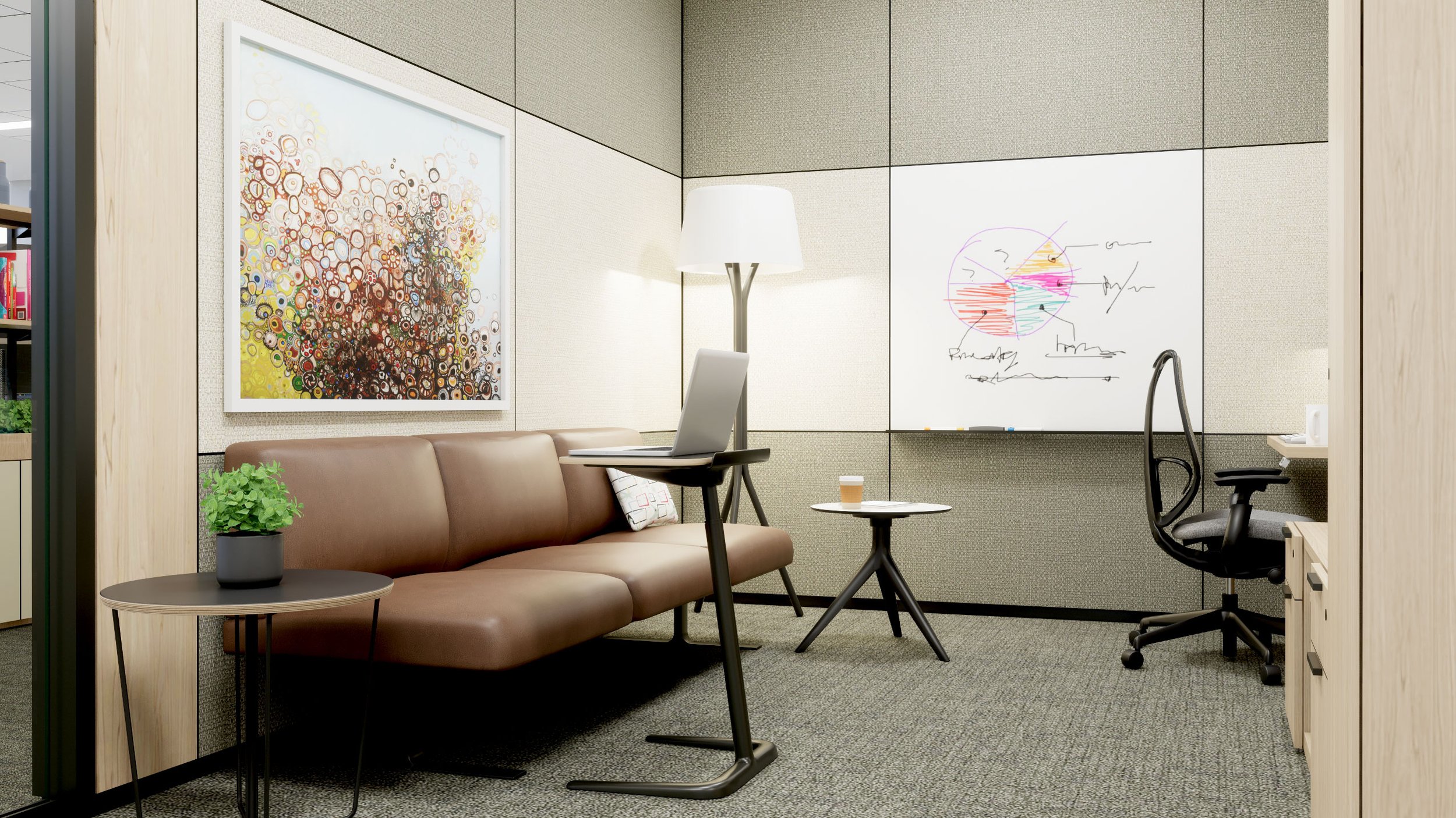 Workwall + Lounge View 2