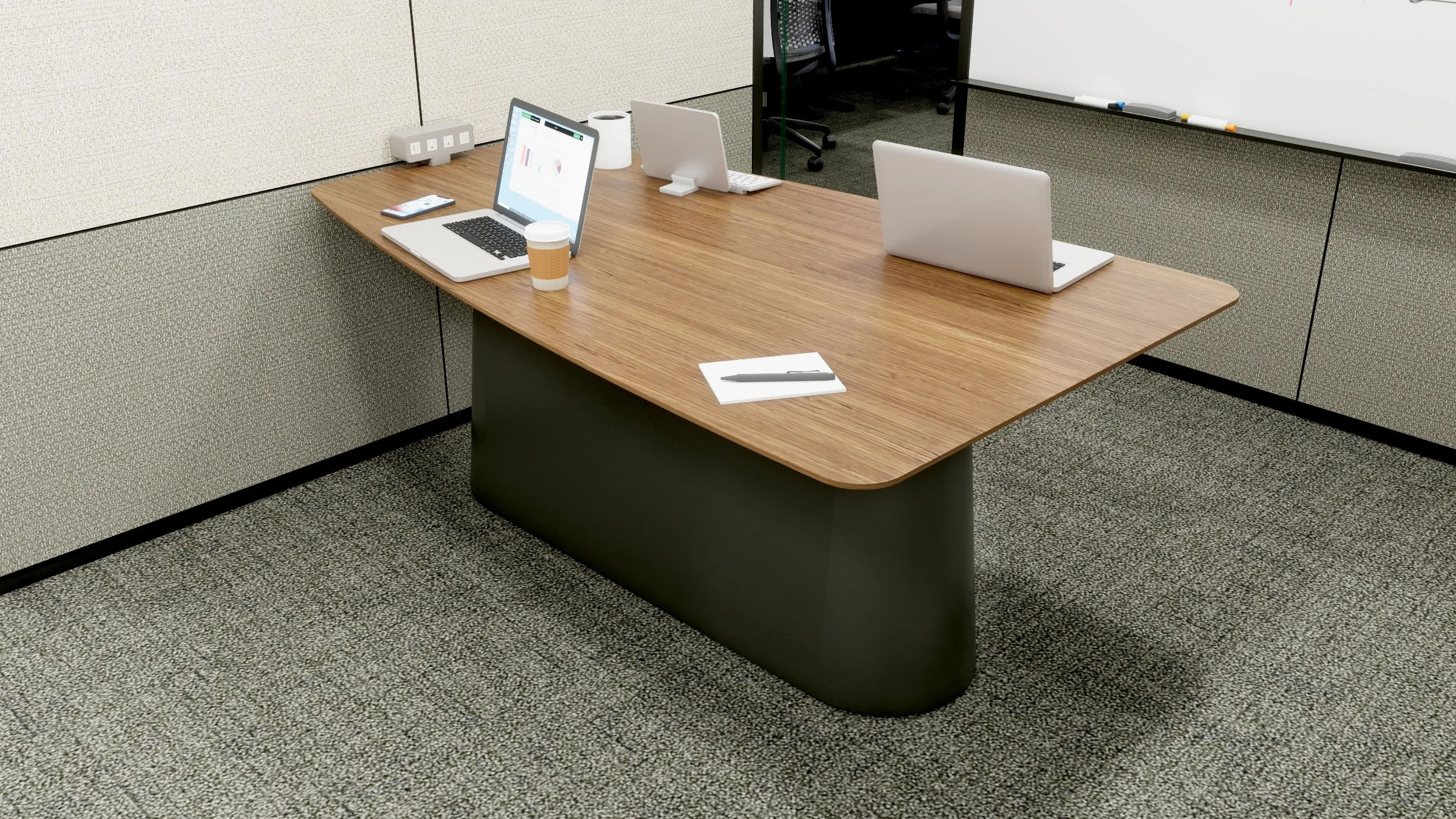 Anthracite Painted Metal Base 