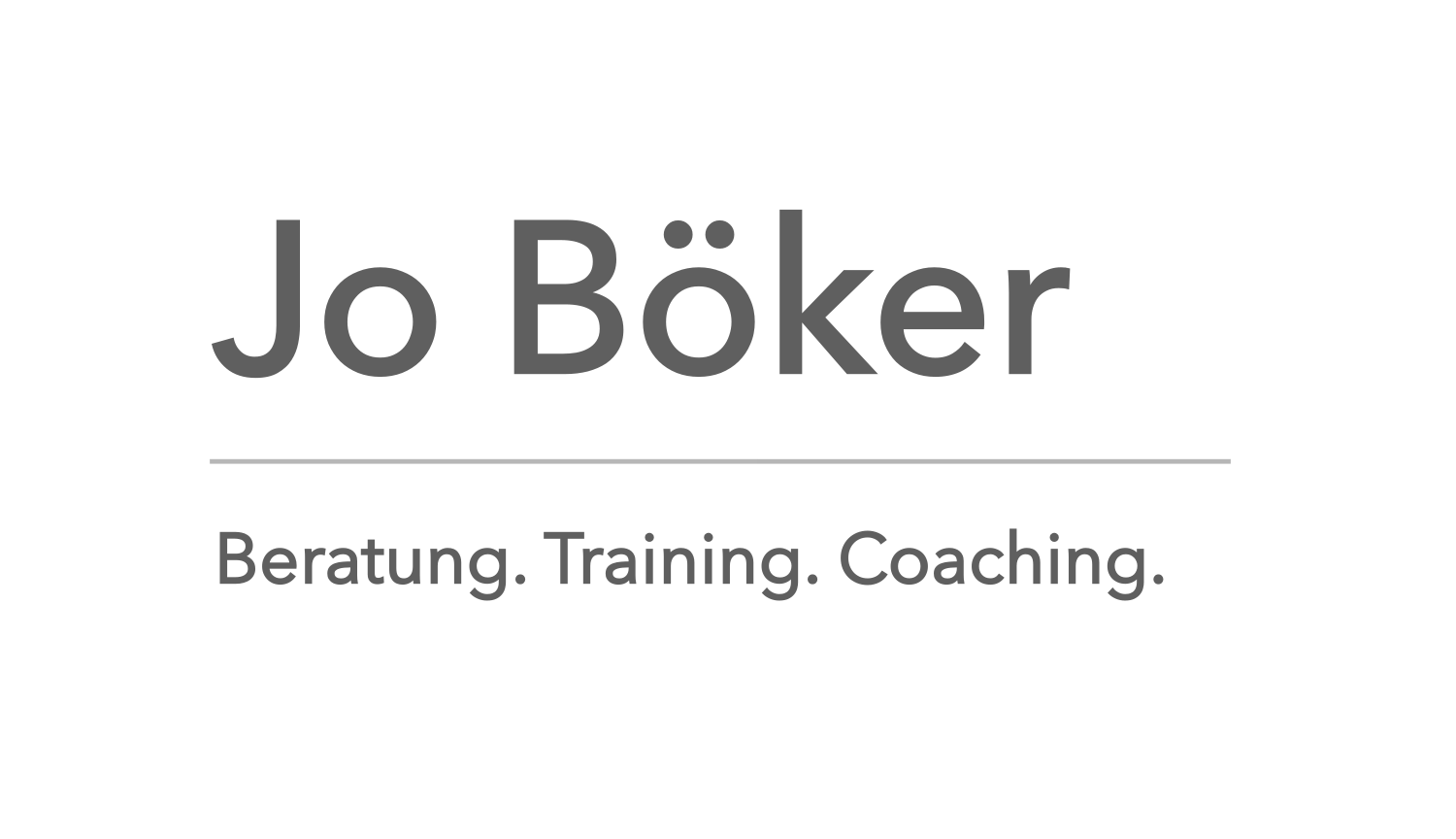 Jo Böker | Beratung. Coaching. Training.