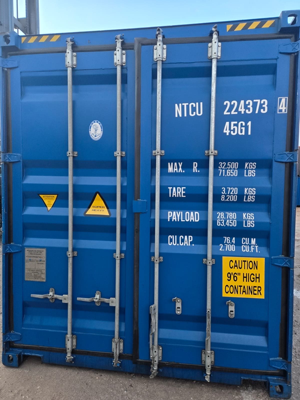 Used 40ft High Cube (15 Units available)