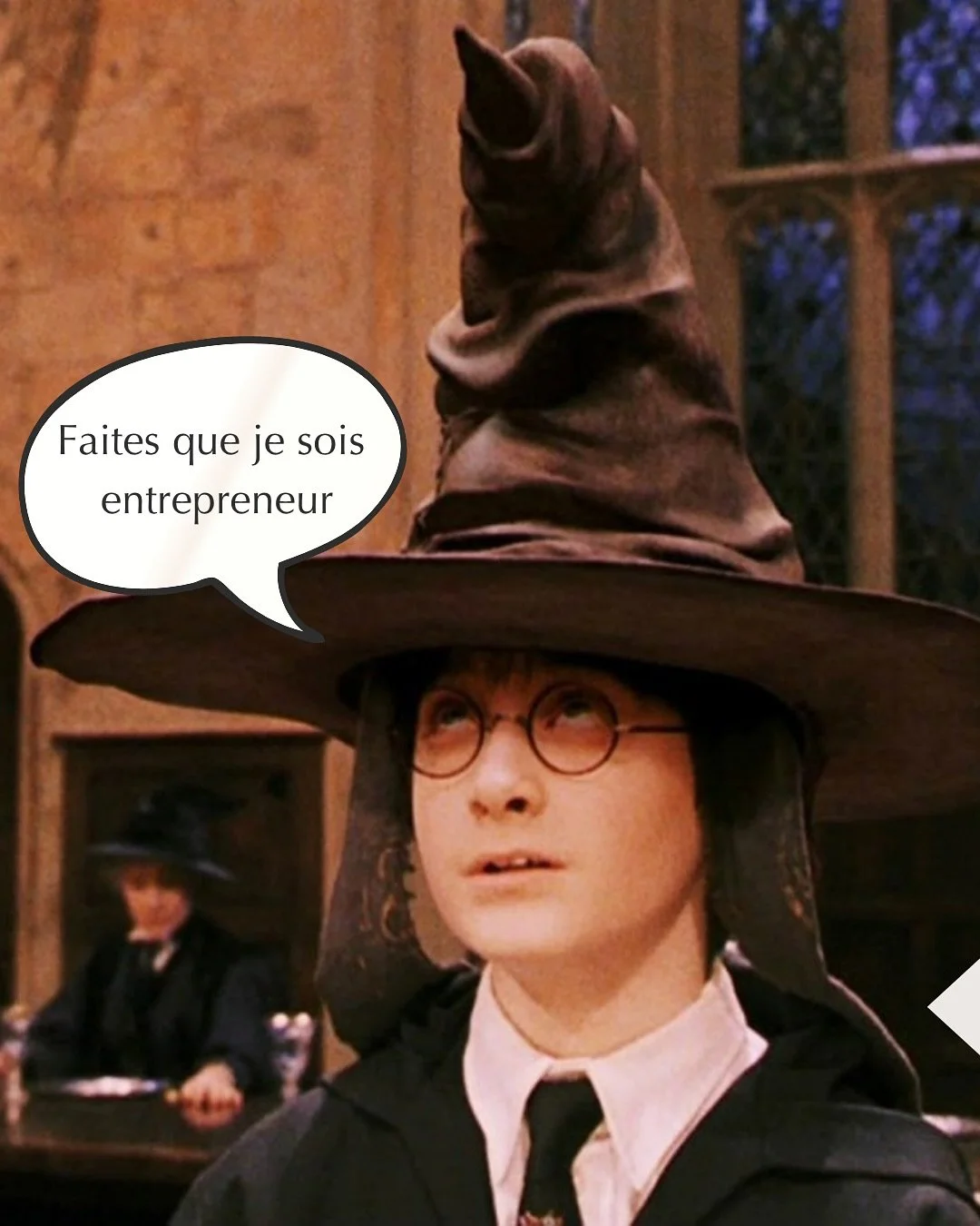 🪄 &Agrave; 11 ans, on r&ecirc;vait tou&middot;tes d&rsquo;&ecirc;tre &agrave; Gryffondor. 

Aujourd&rsquo;hui, beaucoup d&rsquo;entre nous r&ecirc;vent un jour d&rsquo;&ecirc;tre entrepreneur&middot;e, &ldquo;monter sa bo&icirc;te&rdquo;.

Un peu le