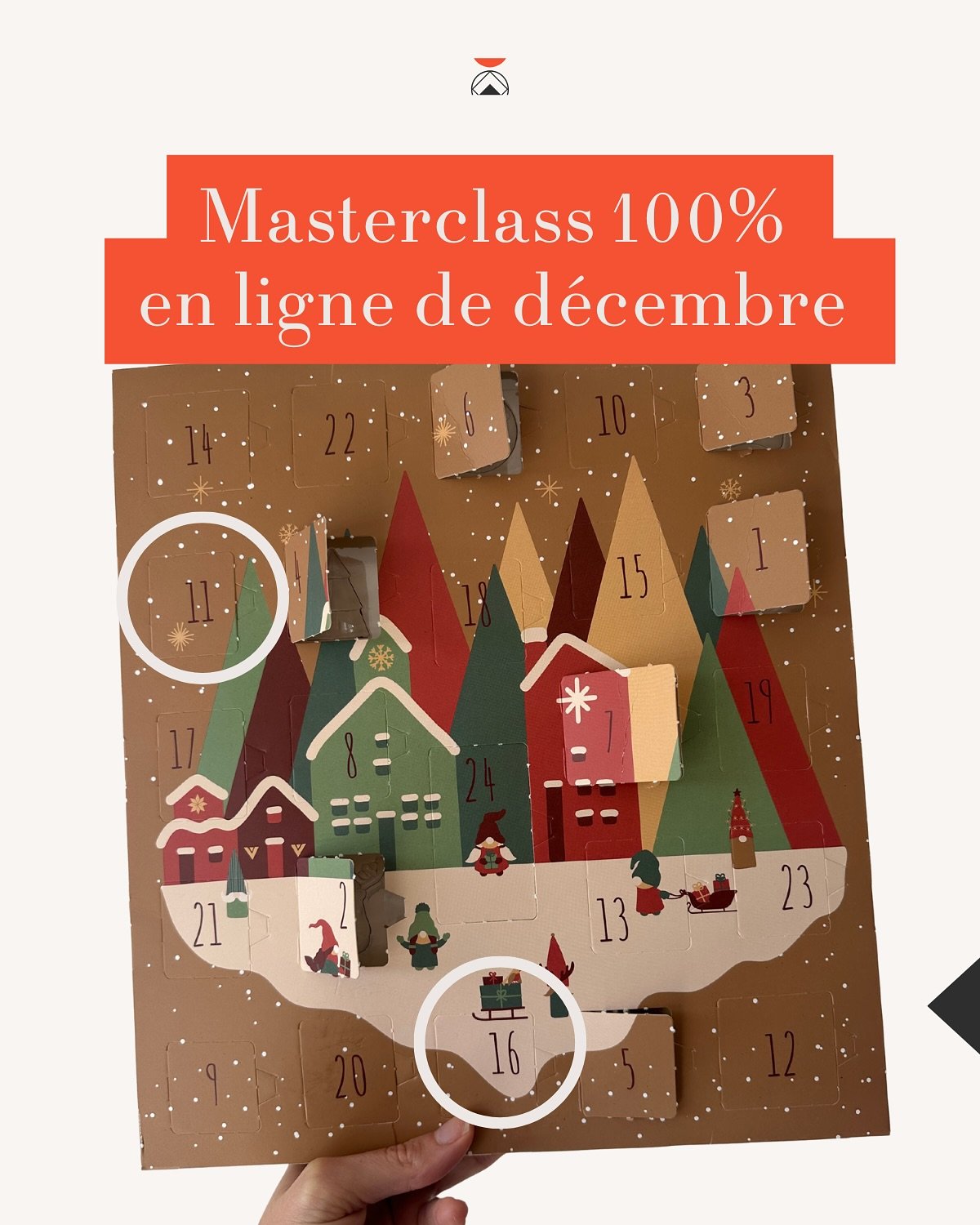 🎄 &Agrave; ton calendrier de l&rsquo;avent !

J&rsquo;anime 2 masterclass en ligne 100% gratuites, ultra concr&egrave;tes, sans jargon, et ouvertes &agrave; tous&middot;tes au mois de d&eacute;cembre. 

Juste &agrave; temps pour t&rsquo;aider &agrav