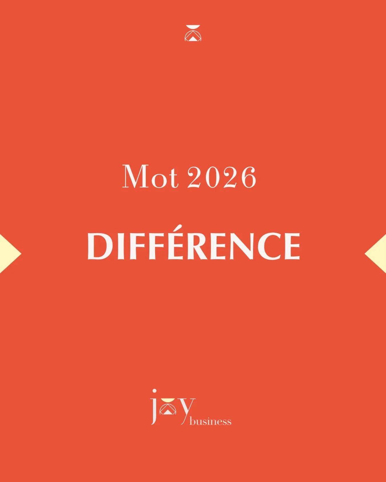 Mon mot pour 2026, c&rsquo;est : diff&eacute;rence.

Et &ccedil;a commence ici 🐣

En 2026, j&rsquo;ai envie de faire autre chose. D&rsquo;utiliser les r&eacute;seaux autrement.

Pas parce que LinkedIn change.
Pas parce qu&rsquo;Instagram change.

Ma