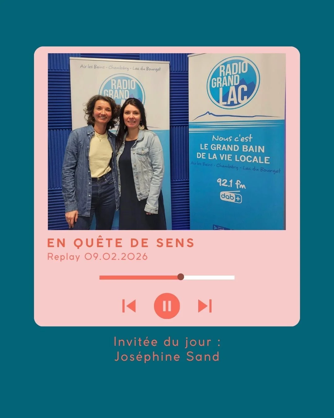 Vous &ecirc;tes &agrave; l&rsquo;antenne dans 3&hellip; 2&hellip; 1&hellip; Ah ok. C&rsquo;est vraiment la radio 😱

Il y a une semaine pile, l&rsquo;une de mes coach&eacute;es, @elodie.jusko m&rsquo;a invit&eacute; dans l&rsquo;&eacute;mission &laqu
