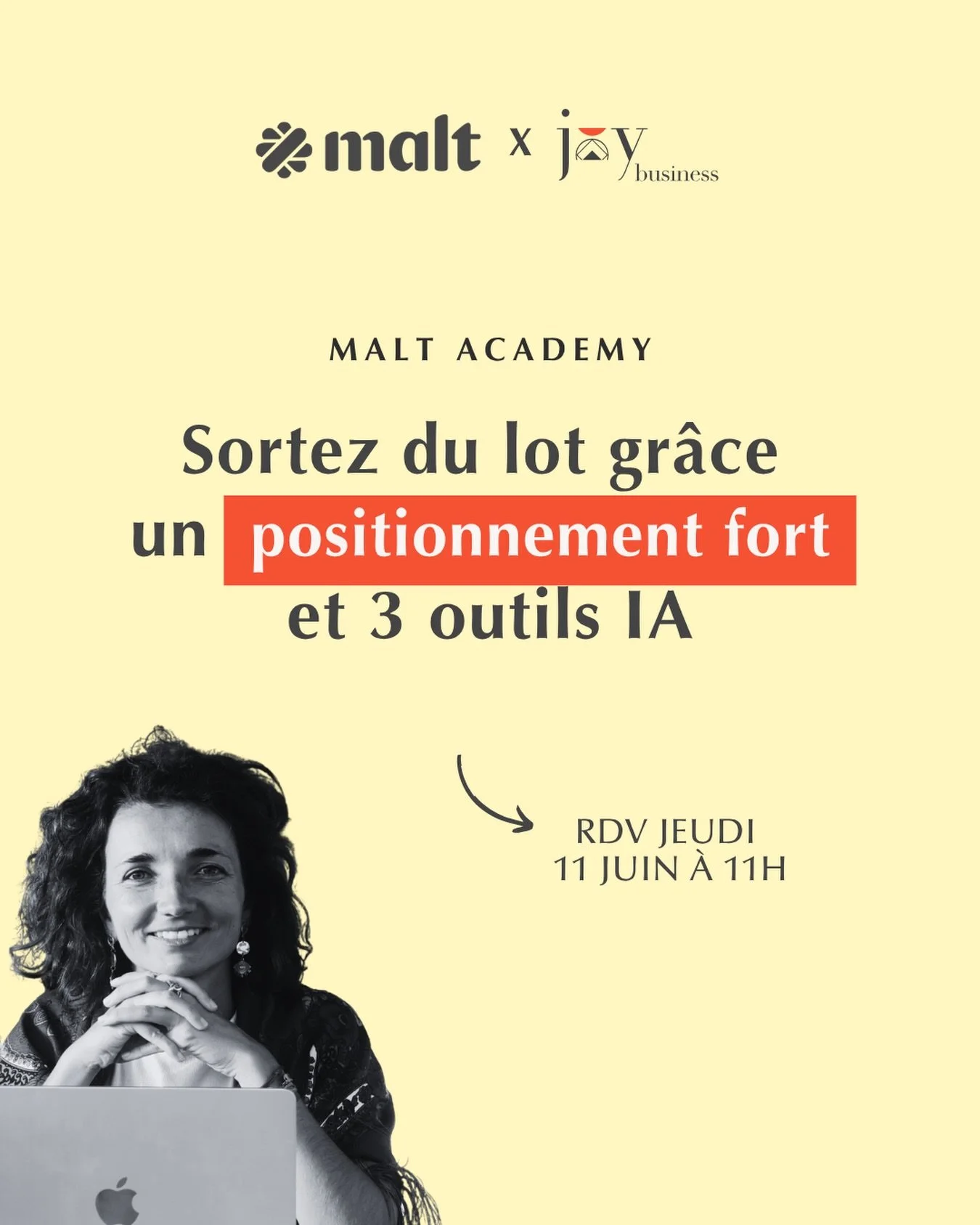 📣&nbsp;Avis &agrave; tous les freelances par ici : growth, designers, devs, consultants&hellip; Vous faites quoi le 11 juin &agrave; 11h ? 

Avec C&eacute;line de @malt_community on a pr&eacute;par&eacute; une Malt Academy gratuite pour vous aider &