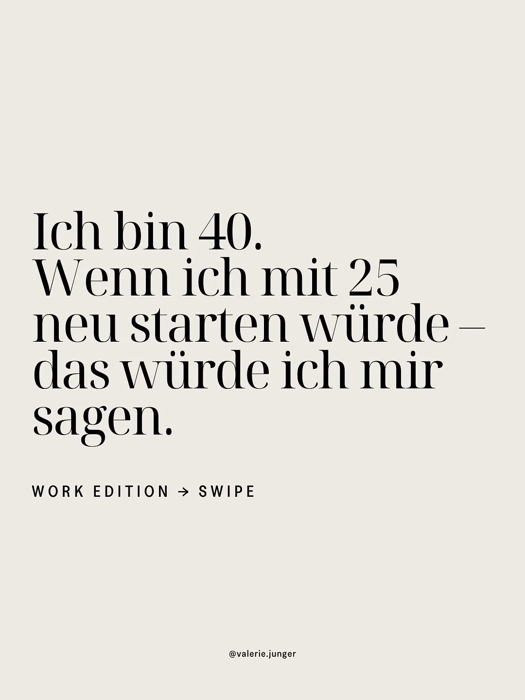 Mit 25 h&auml;tte ich mir gew&uuml;nscht, jemand nimmt mich kurz an die Hand und sagt: Du musst nicht alles gleichzeitig k&ouml;nnen. Was du brauchst, ist Ausrichtung &ndash; einen inneren Kompass, der zu deinem Leben passt: Werte, die dir Halt geben