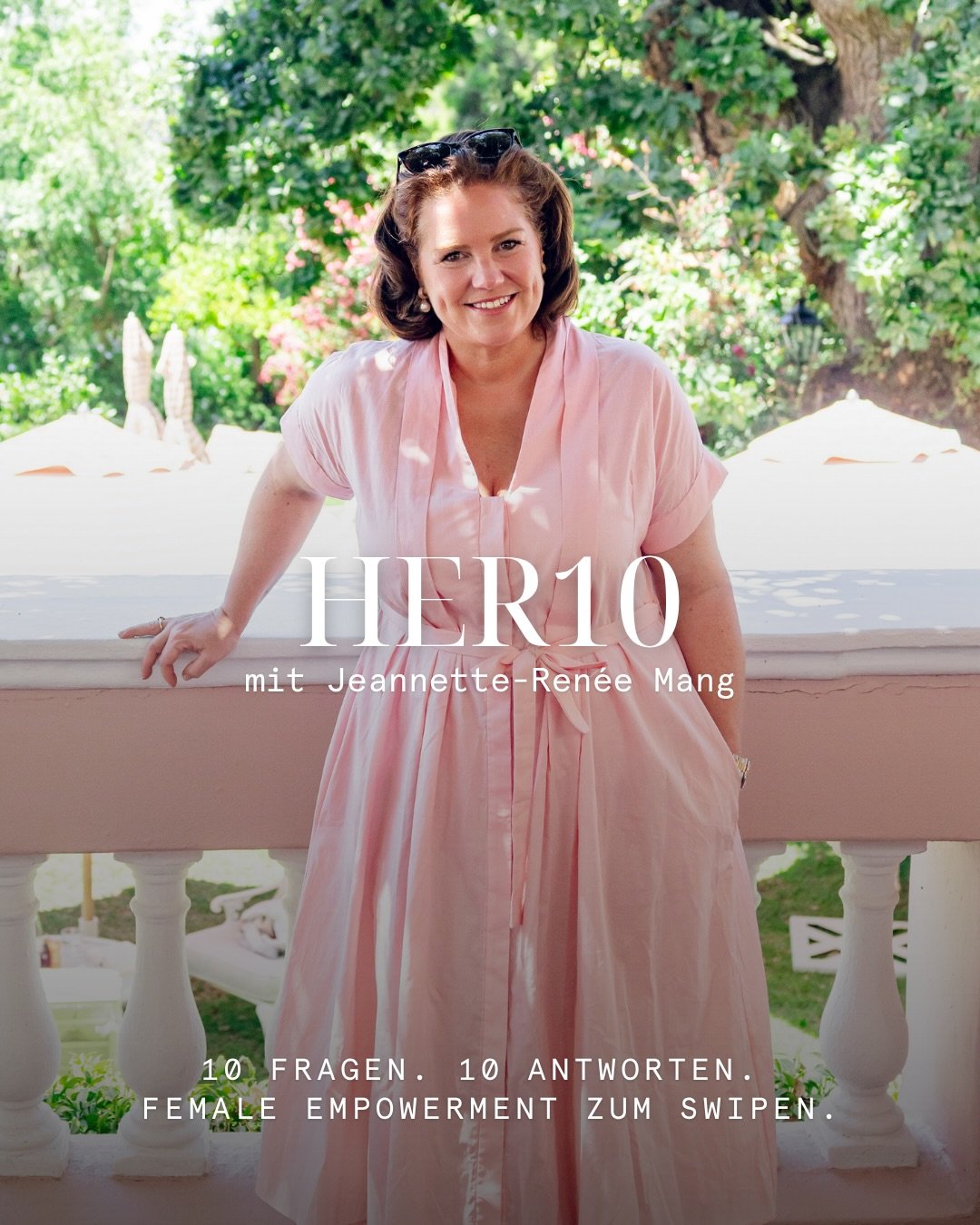 Jeannette-Ren&eacute;e Mang ist Unternehmerin aus Leidenschaft &ndash; gelernte Sekret&auml;rin, internationale Wedding Plannerin und Gr&uuml;nderin ihrer eigenen Schuhmarke @Bellas_vienna, mit Stores in Wien, M&uuml;nchen, Salzburg und S&uuml;dafrik