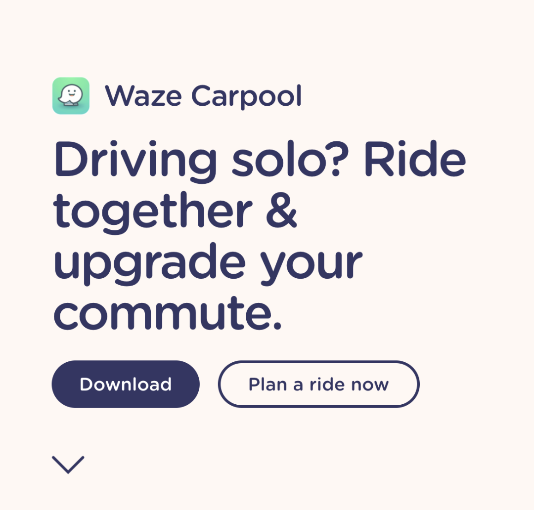 Waze Carpool in app