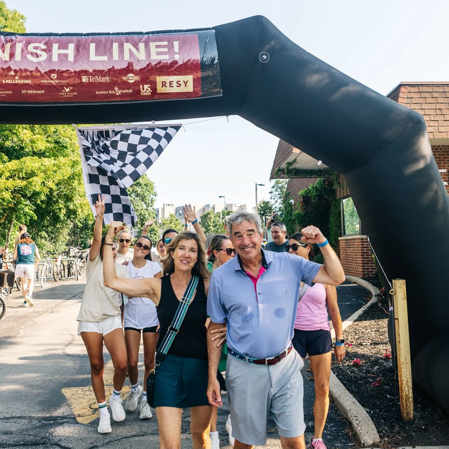 Yesterday morning, the Ballyhoo team had a blast at Tour to Pomeroy in support of @workingbikes &mdash; a Chicago nonprofit that restores donated bikes and puts them in the hands of people who need them, both here at home and around the world. 🚲🌍

