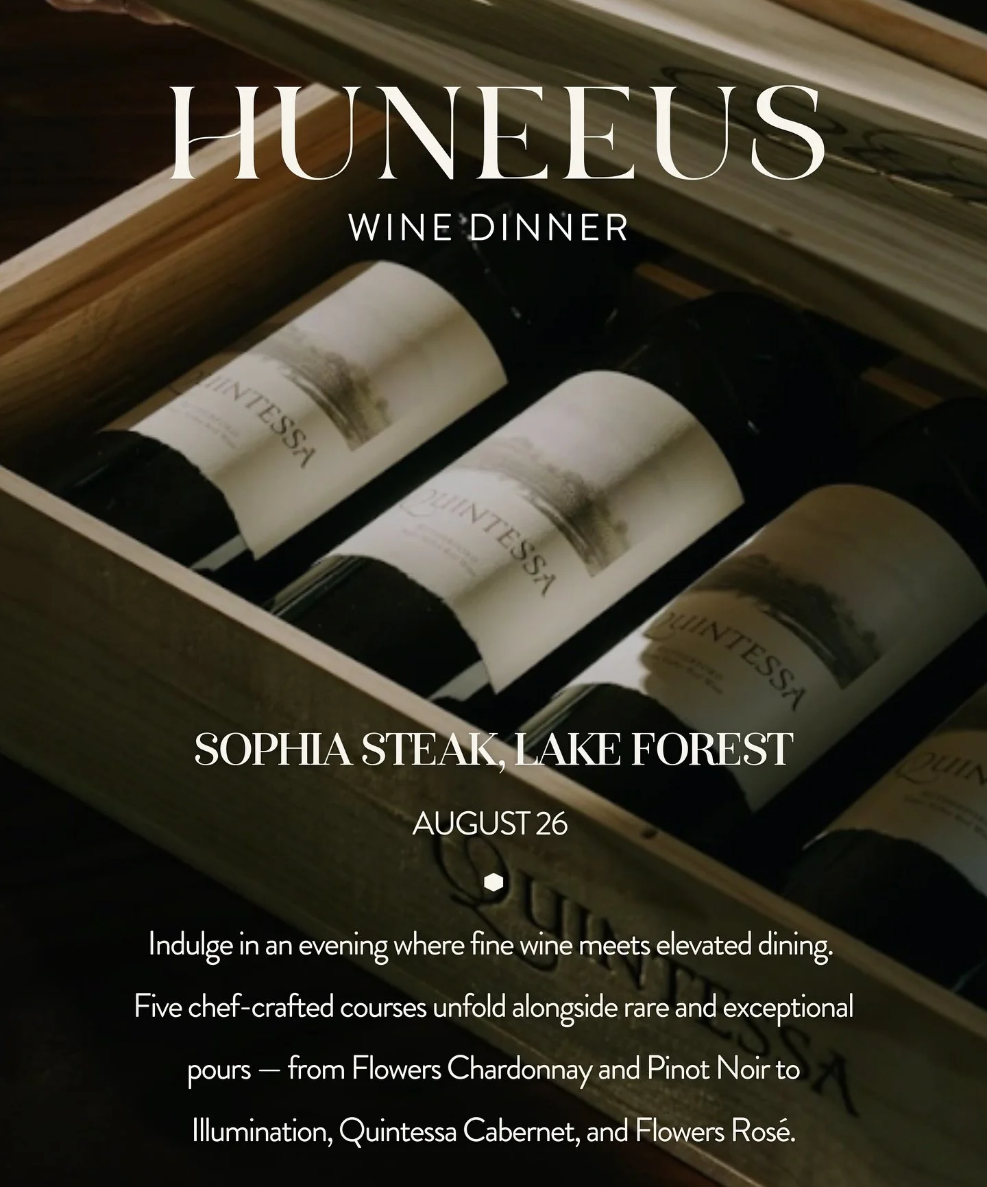 Tickets are limited! Purchase your tickets through the @sophiasteak website or right here on our Ballyhoo website through the Happenings &amp; Hosting link! 🍷