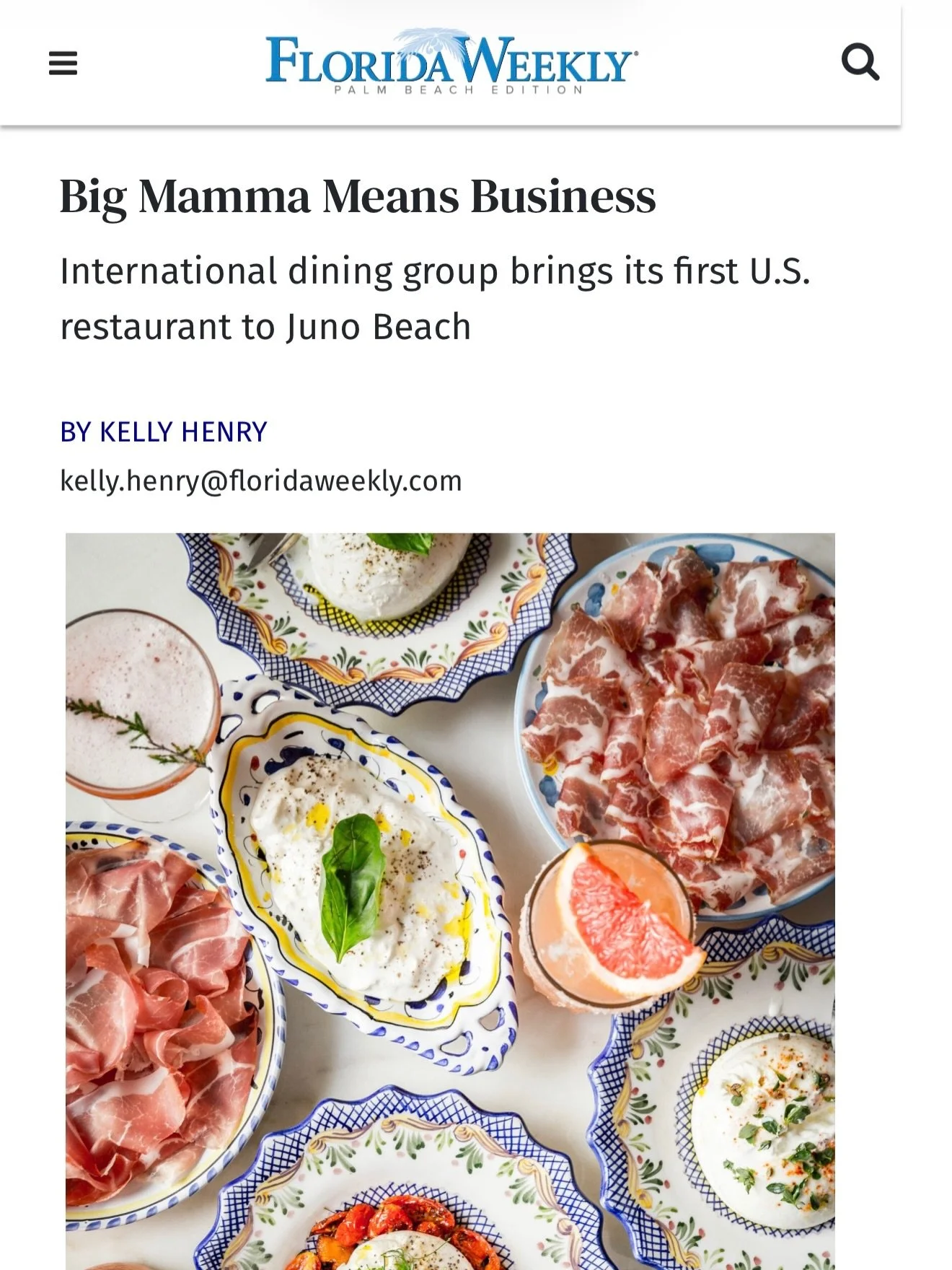 &ldquo;When we met the Big Mamma team, we recognized something we&rsquo;d built our entire business around &mdash; a genuine obsession with how guests feel, not just what they eat. This partnership isn&rsquo;t about scaling for its own sake. It&rsquo
