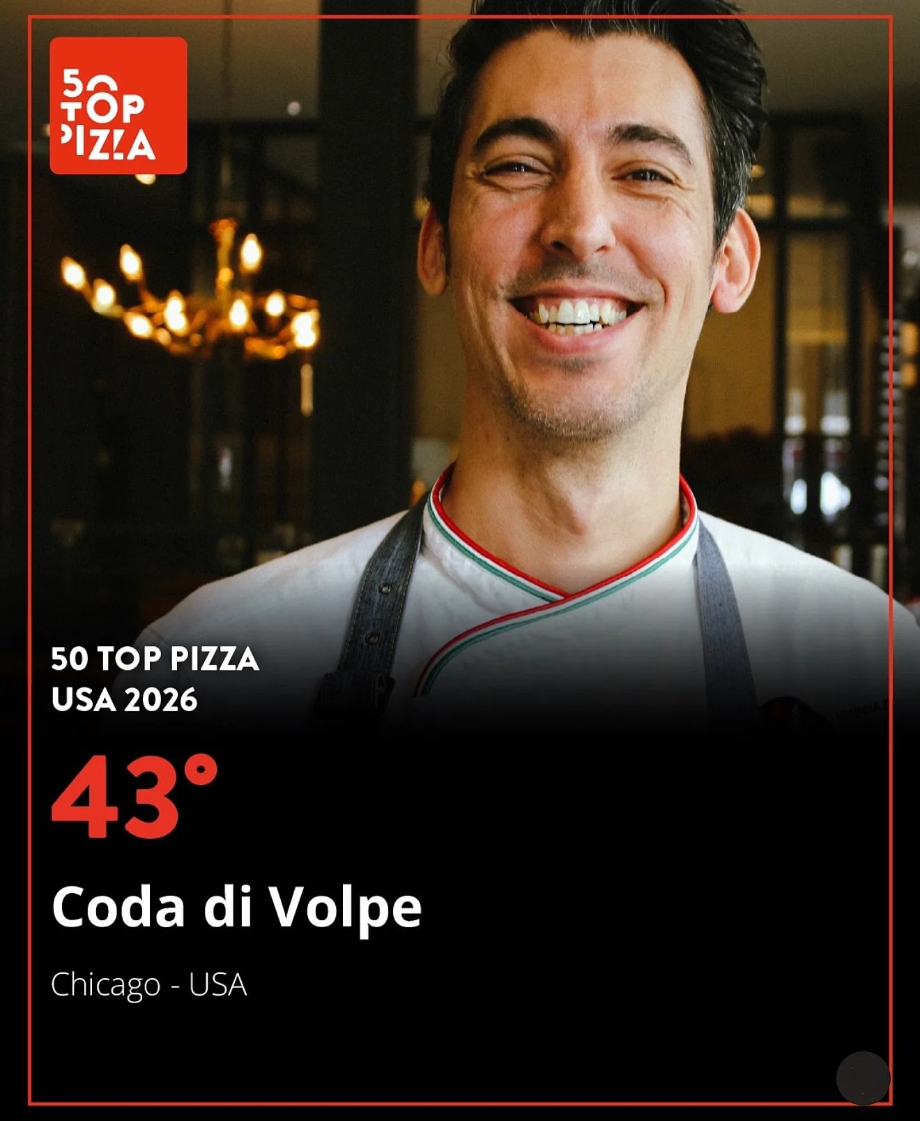 And we&rsquo;re back. Top 50 pizzas in the US 🍕🤝 @50toppizza + @cdvolpe_chi
