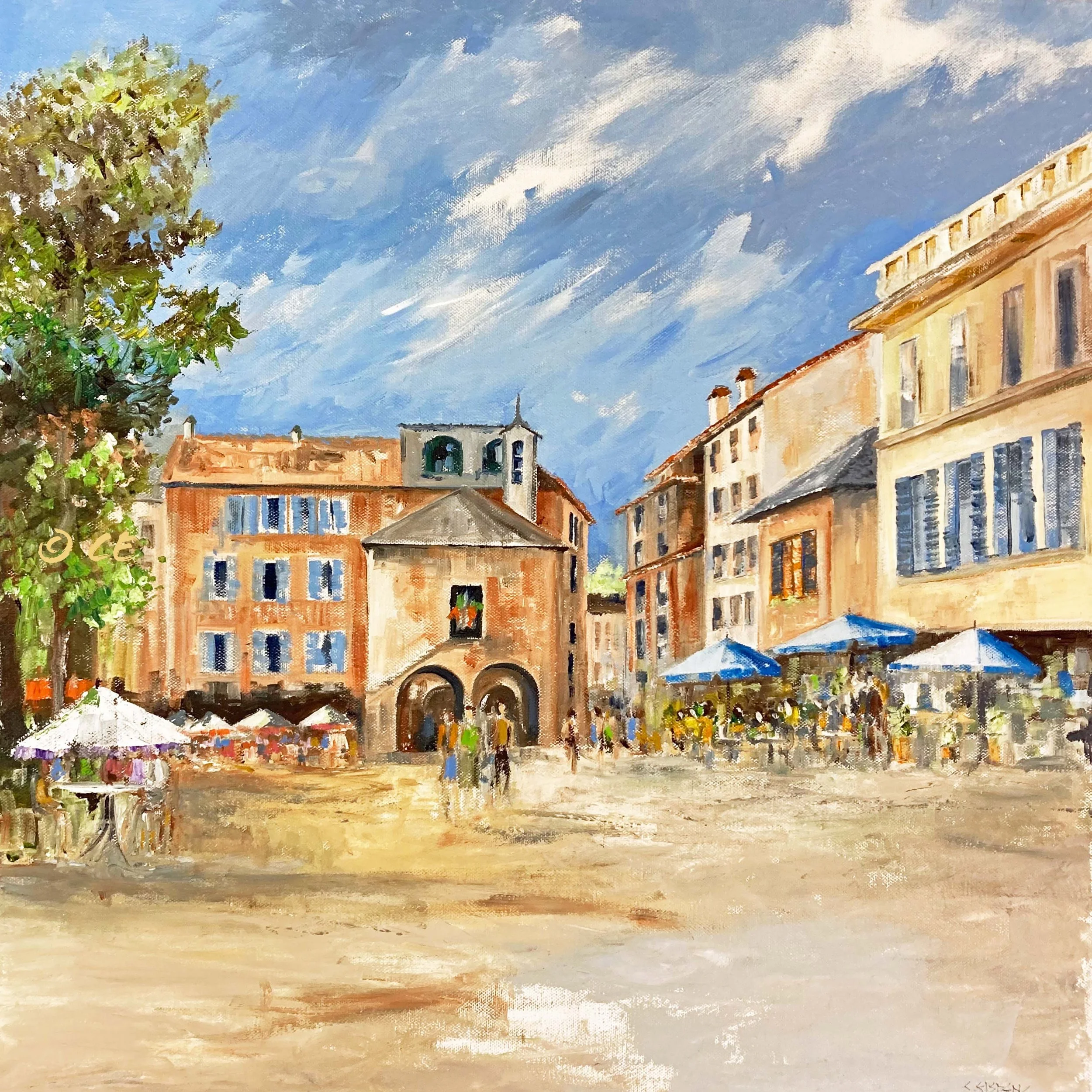 Midday in the Street Cafe