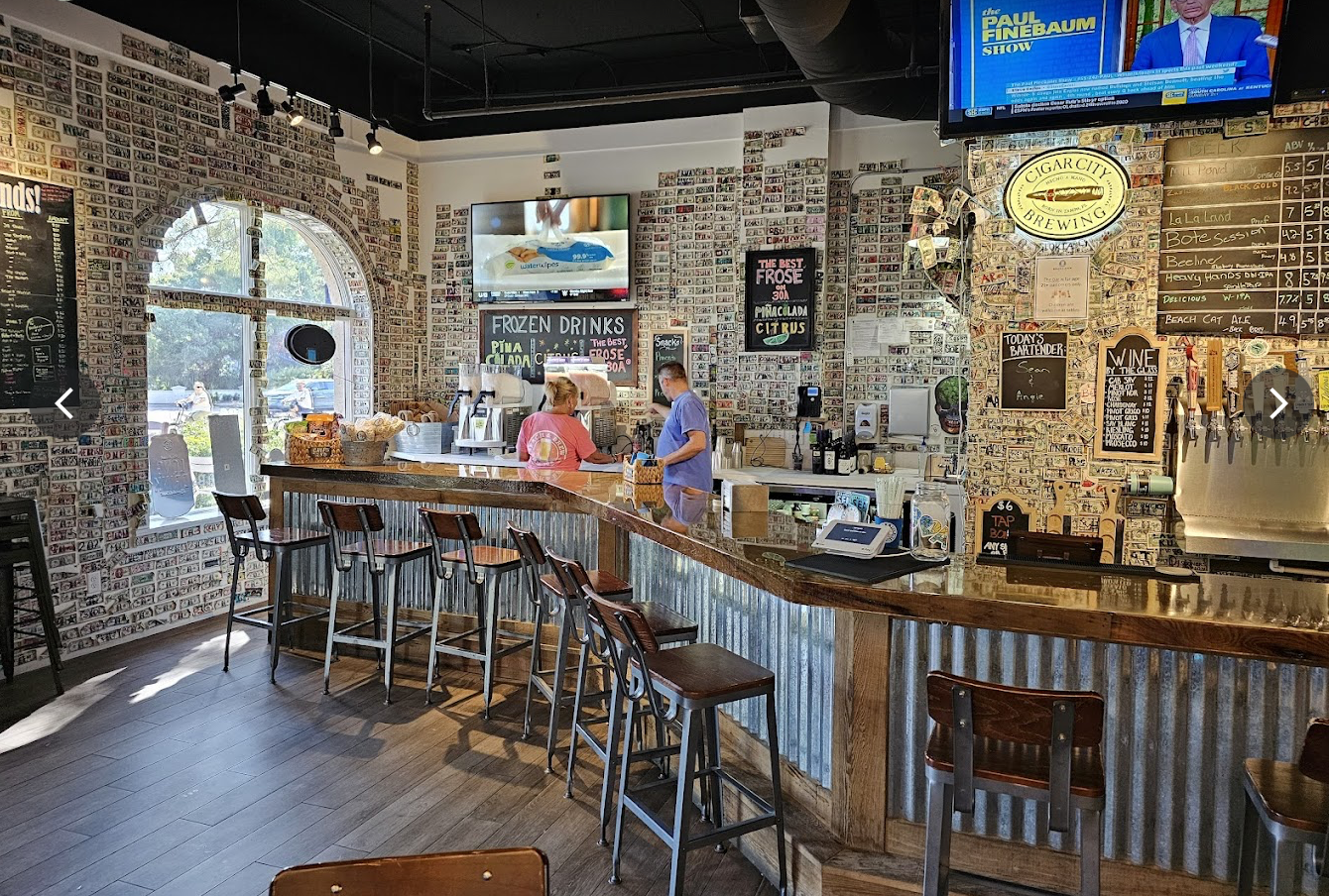 Inside of Beach & Brew in Seacrest. Best beer and wine on 30A.