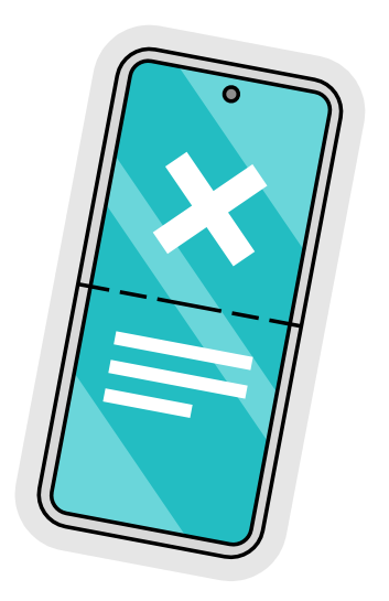 An illustration of a smartphone