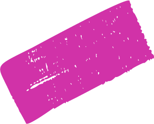 Purple ticket with black text and jagged edges.