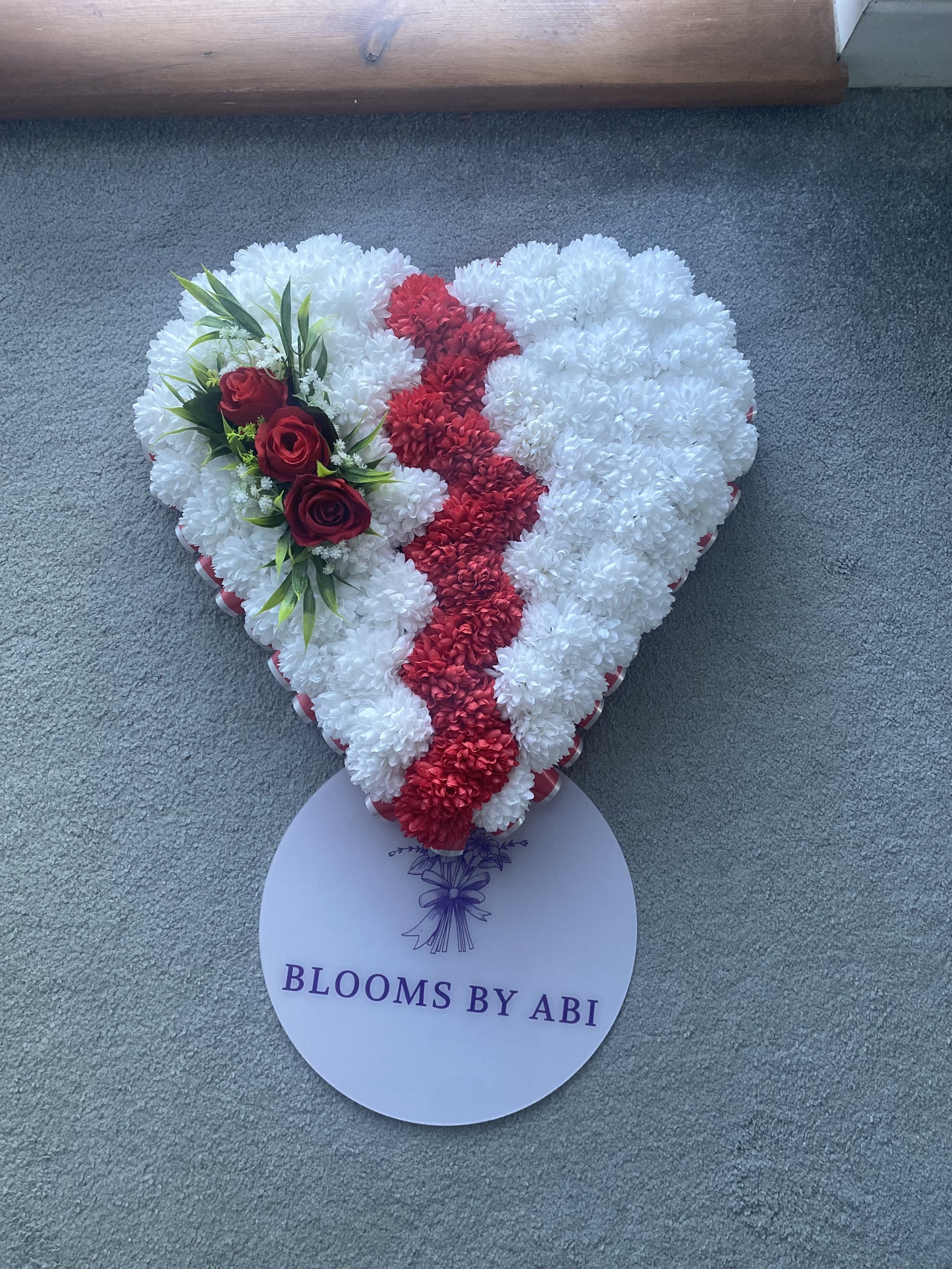 Artificial Broken Heart Flower Arrangement