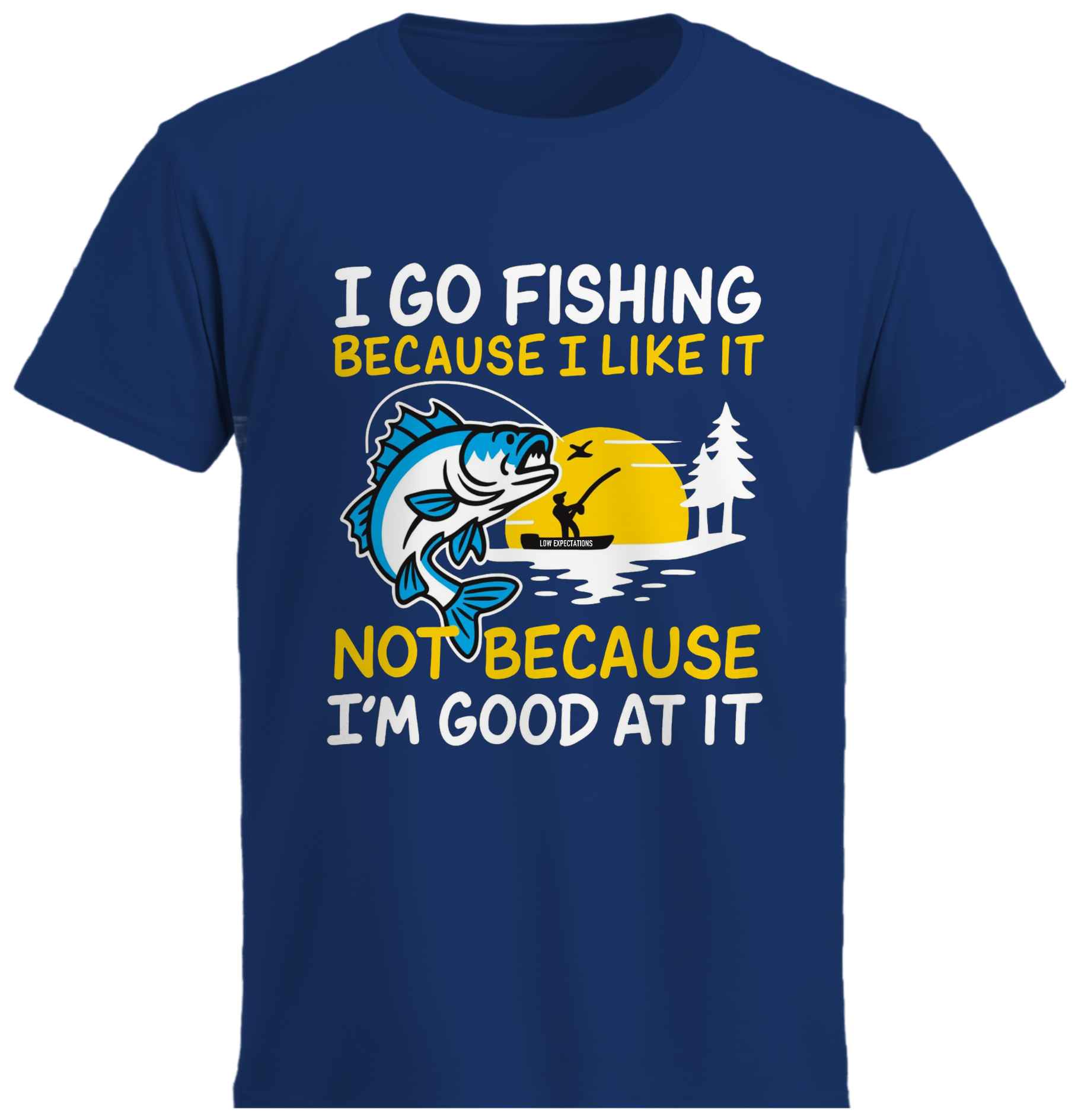 I go Fishing because I like it not because I’m good at it