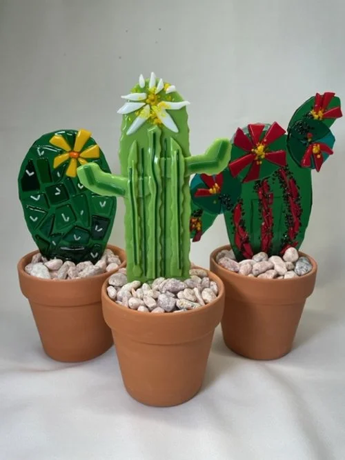 Fused Glass Cactus Pots Wednesday Workshop