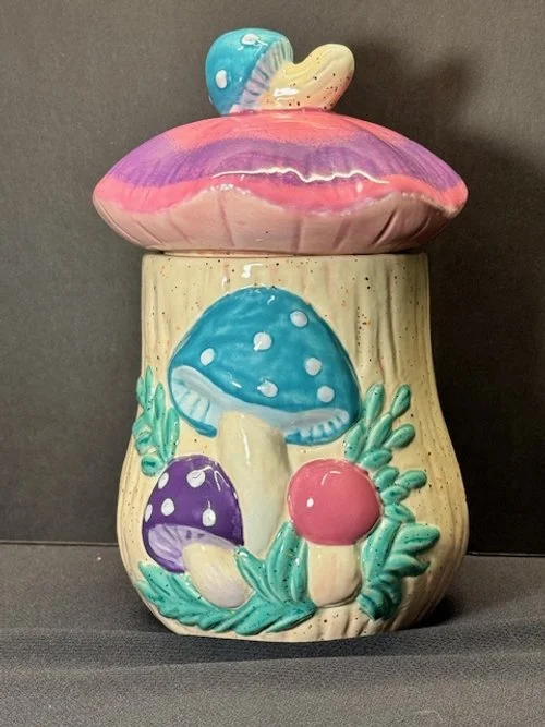 Retro Mushroom Canister Wednesday Workshop
