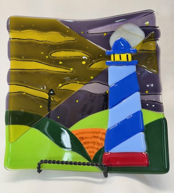 2 Part Fused Glass 8" Dish Wednesday Workshop