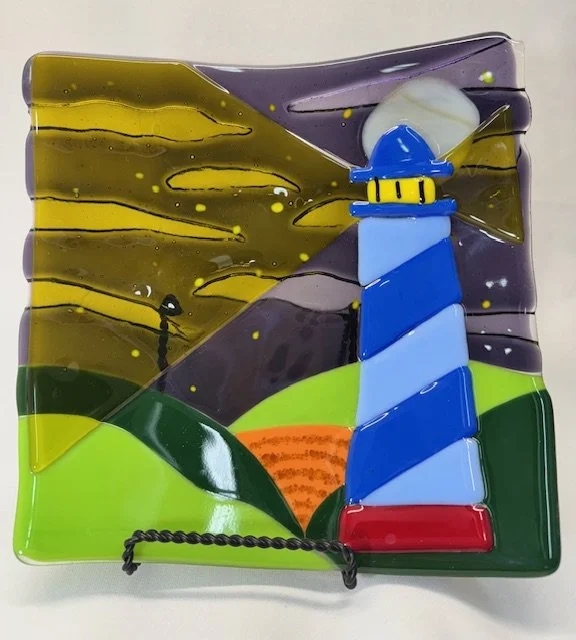 2 Part Fused Glass 8" Dish Wednesday Workshop, Wednesday March 4 & 11, 6:00-8:00 pm