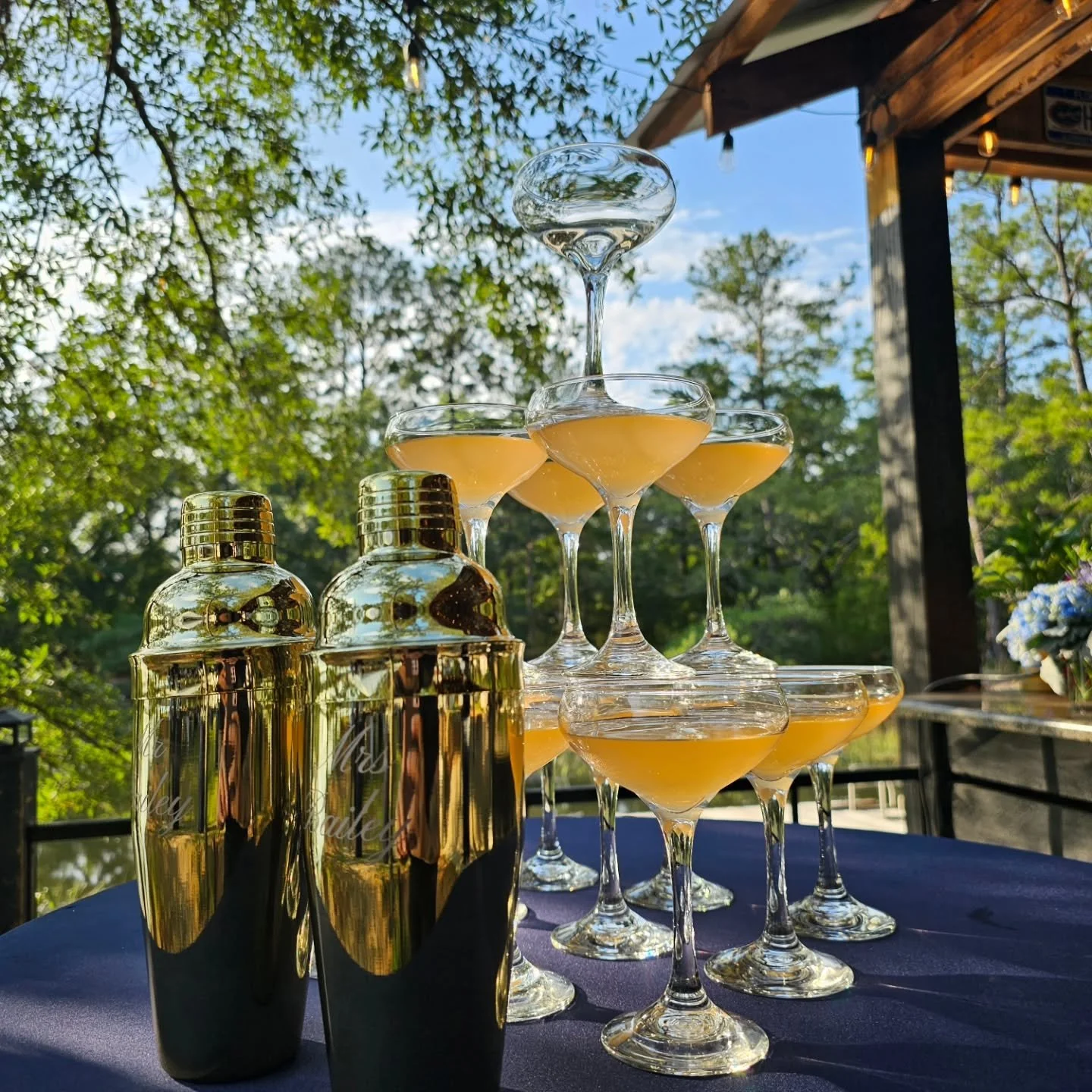 How about a peach margarita tower?