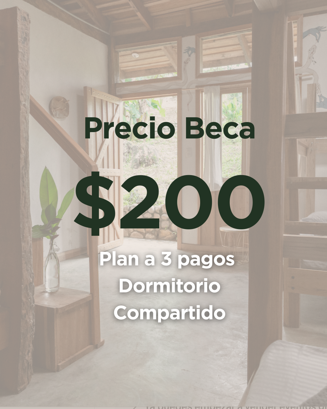 Plan a 3 pagos Dormitorio Compartido