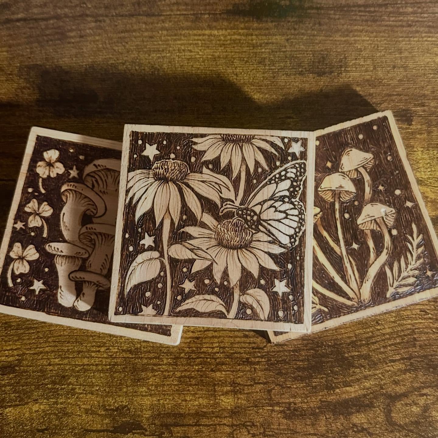 part two of making things for friends <3 native flowers and a monarch for the win