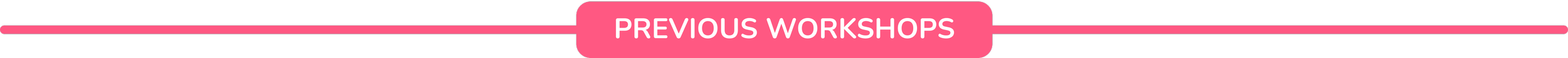 Close-up of a pink header with white text that reads 'Previous Workshops' and a pink line underneath.