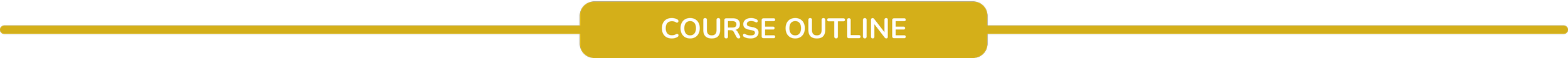 A yellow banner with the text 'Course Outline' at the top of the image.