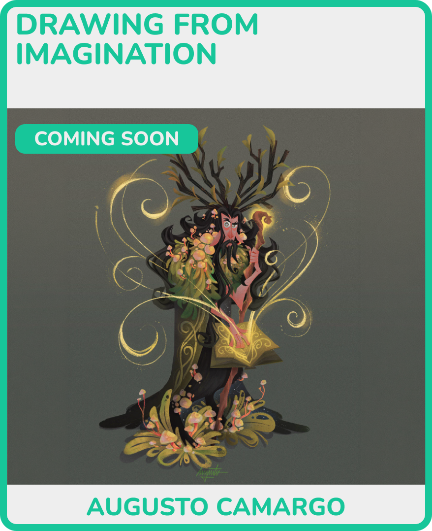 A fantasy illustration of a humanoid tree figure with a face, long flowing black hair, and branches extending from its head. The tree is holding an open book, with glowing swirls around it. Pink flowers and mushrooms grow at its base, and it has a whimsical, magical appearance.
