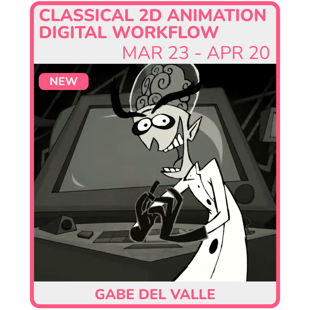 Classical 2D Animation Digital Workflow