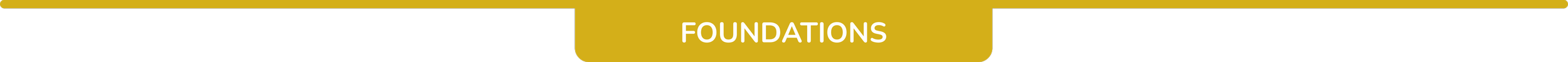 Yellow banner with the word 'FOUNDATIONS' on a black background.