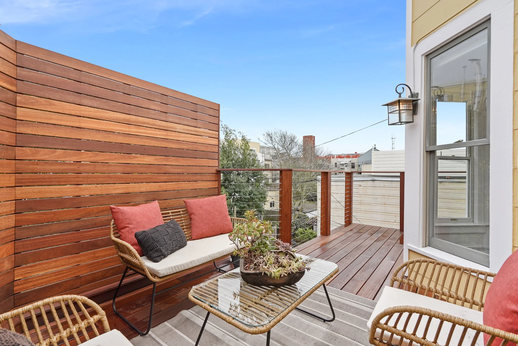 250 2nd Avenue, San Francisco | Private Deck off Back Bedroom