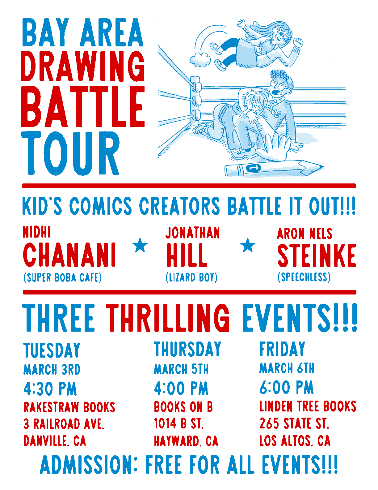 Drawing Battle Books on B