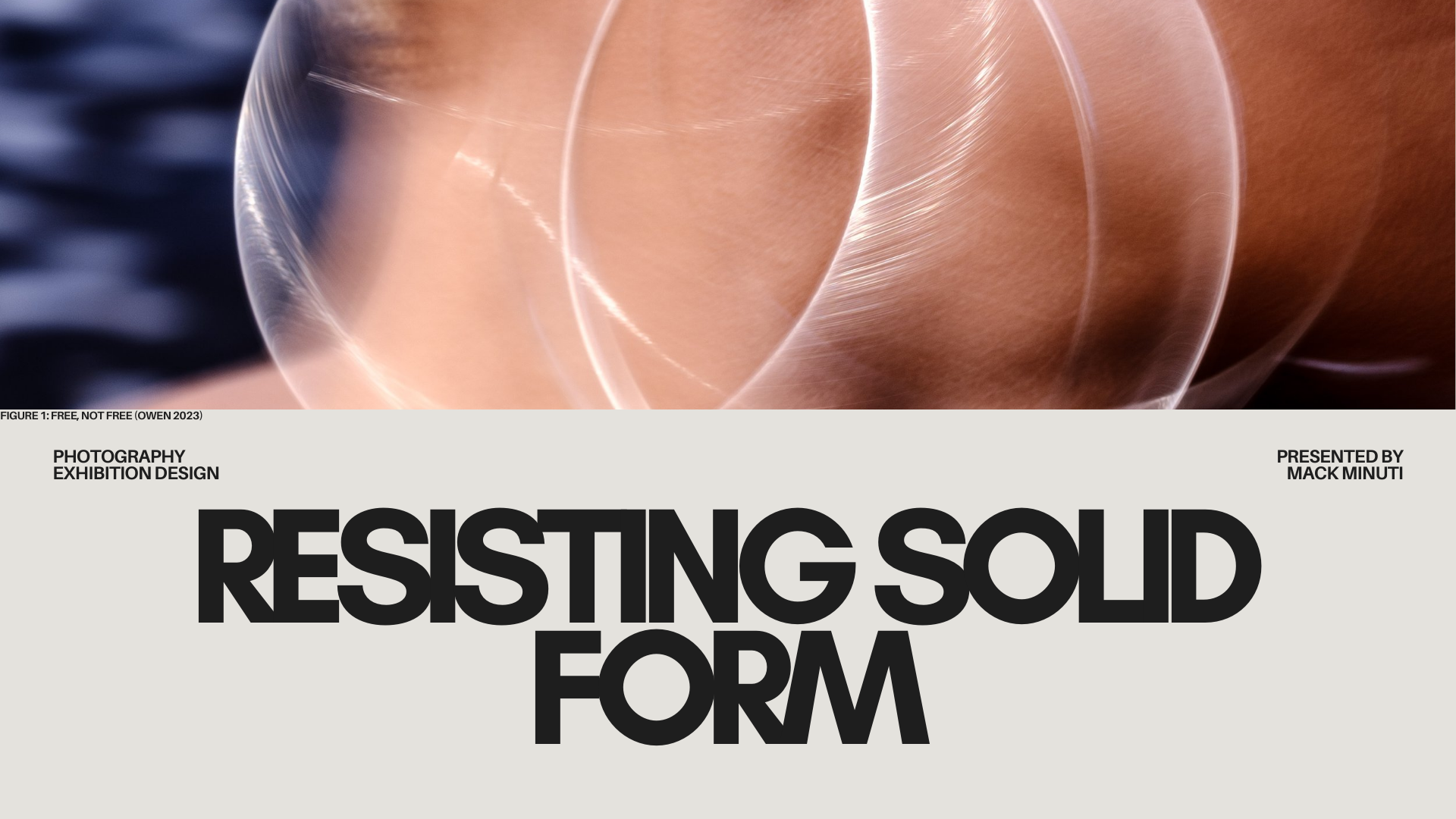 Photography Exhibition Design Concept