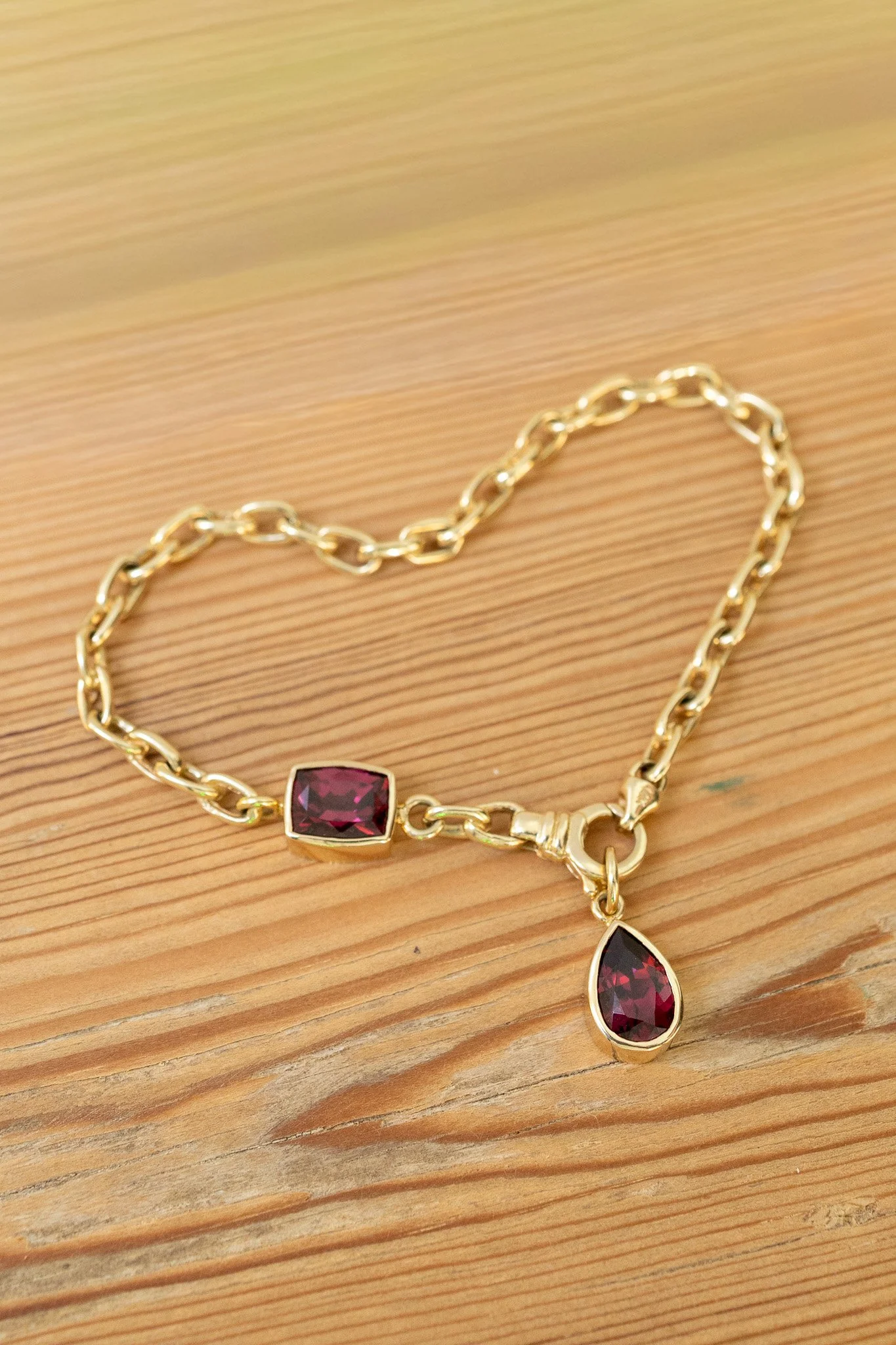 Rhodolite Garnet Bracelet