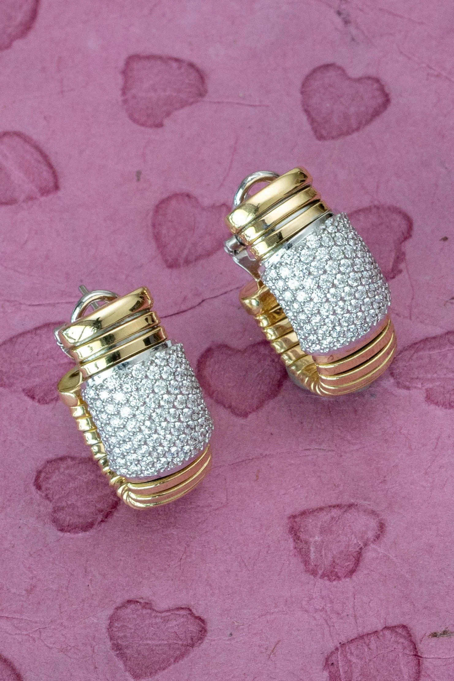 Tubogas Diamond Earring