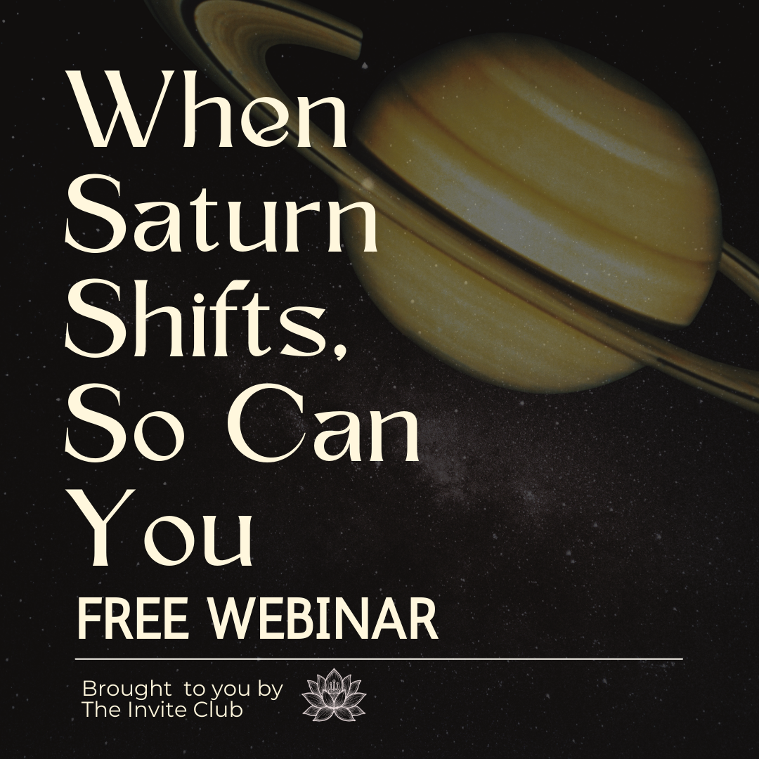 When Saturn Shifts, So Can You.