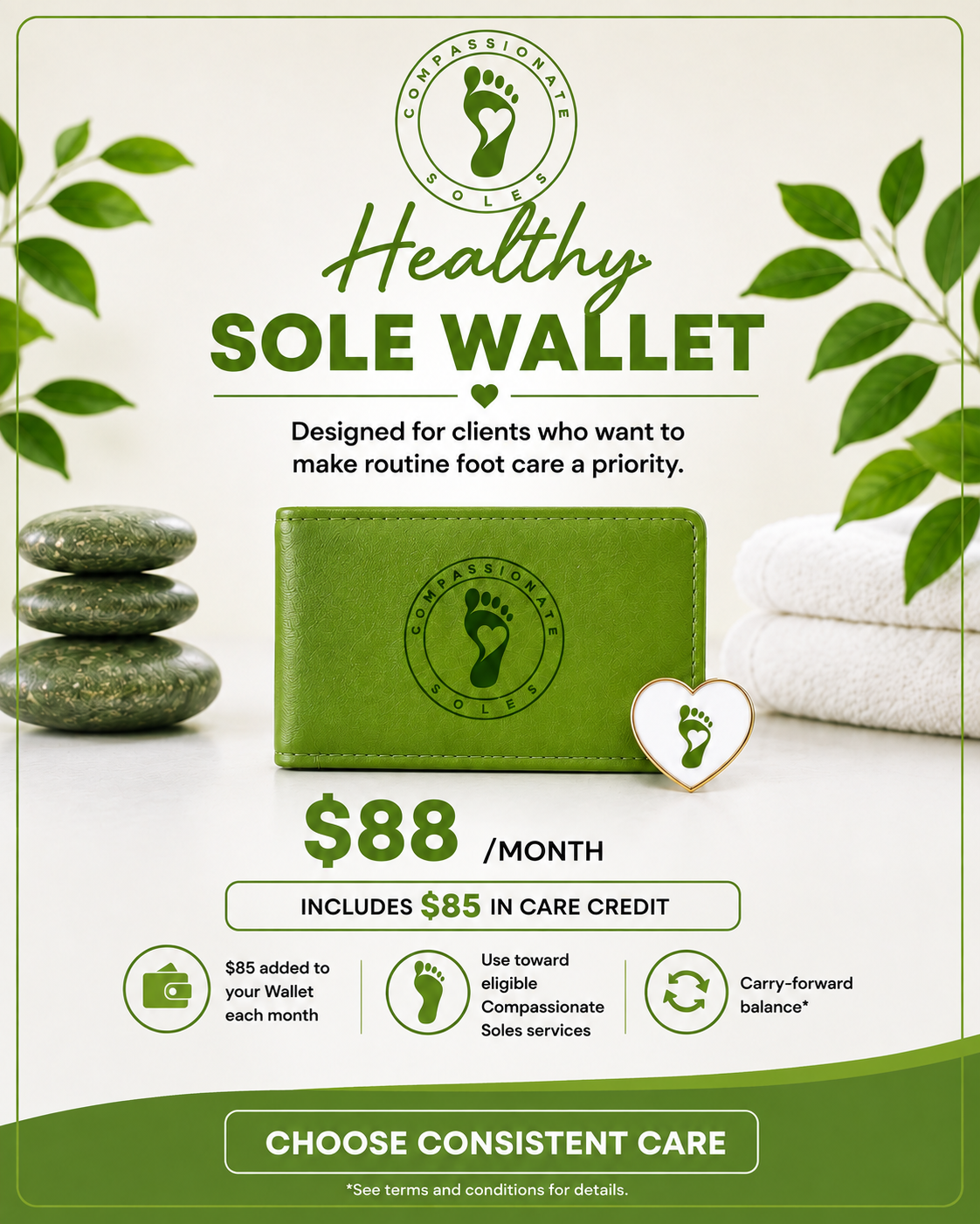Healthy Sole Wallet