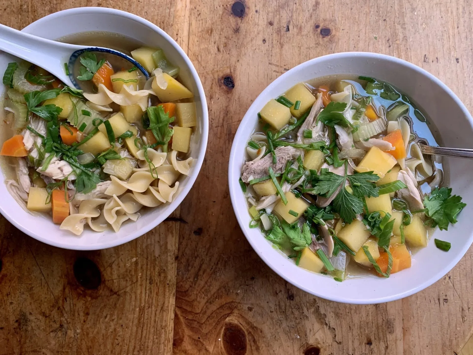 Make Chicken Noodle Soup with Whatever You Have